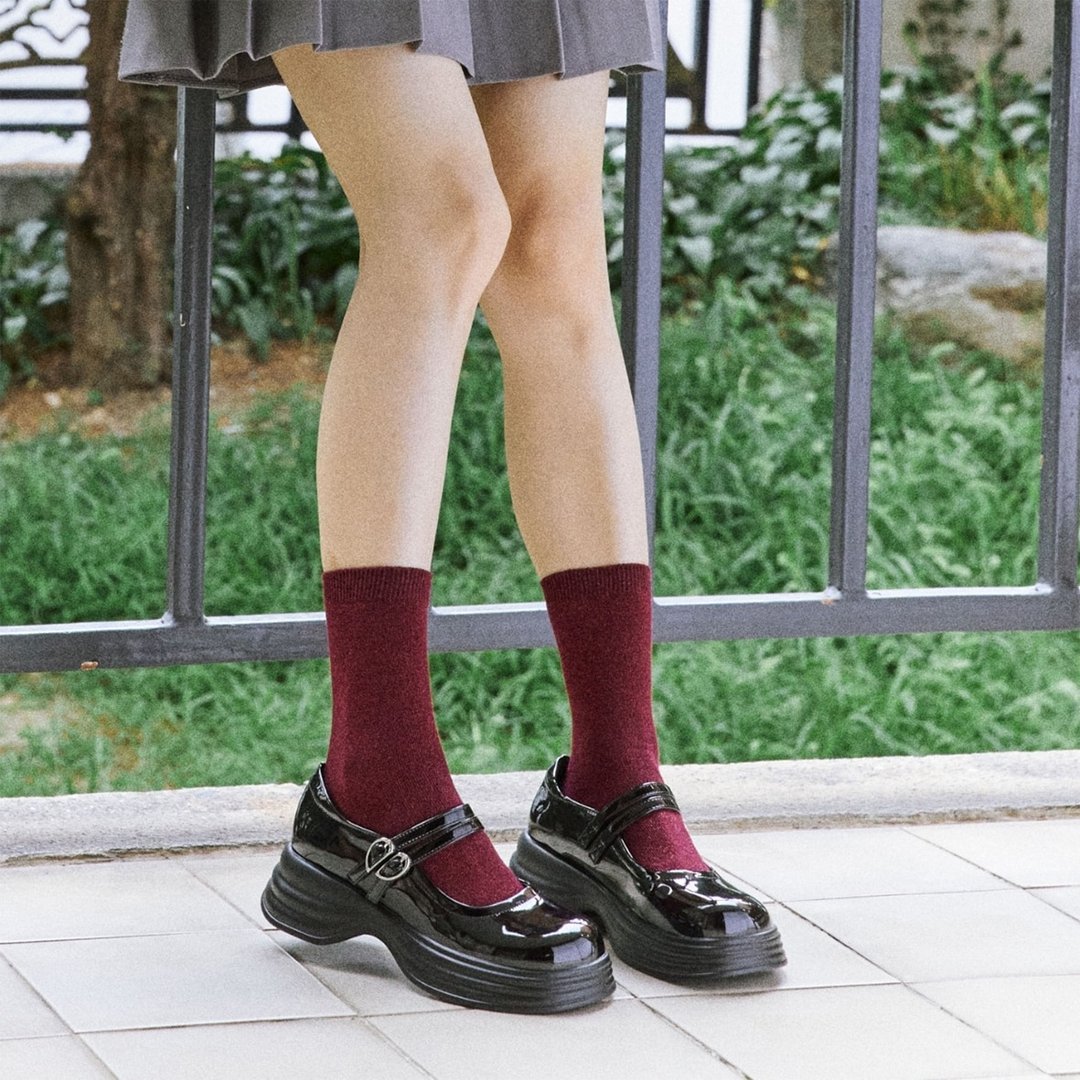 預購 SPUR Odree MaryJane Flatform Loafer 厚底樂福鞋 UA9024BK - 其他女款皮鞋 - 其他材质 