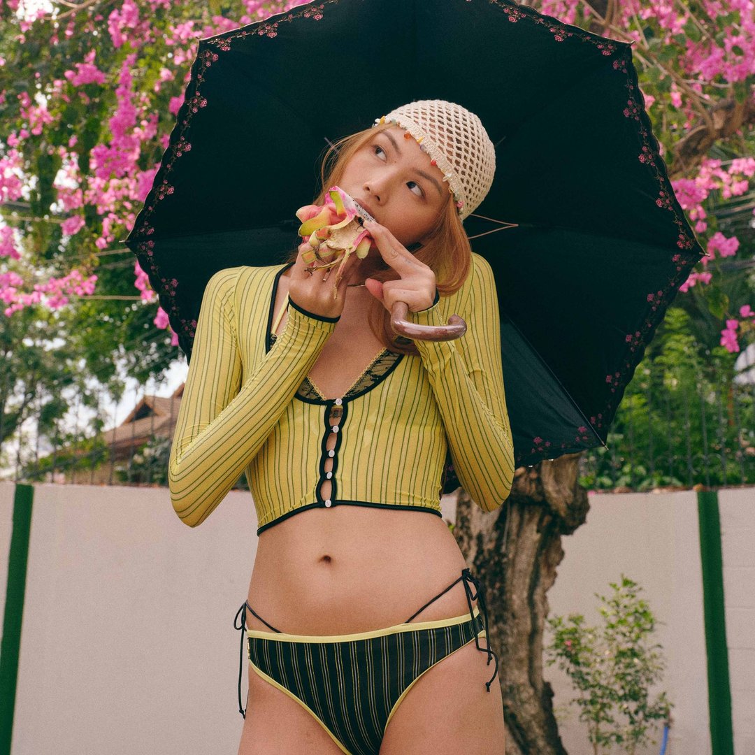 Aprilpoolday Swimwear / CHLOE CROP TOP - 女装泳衣/比基尼 - 其他材质 多色