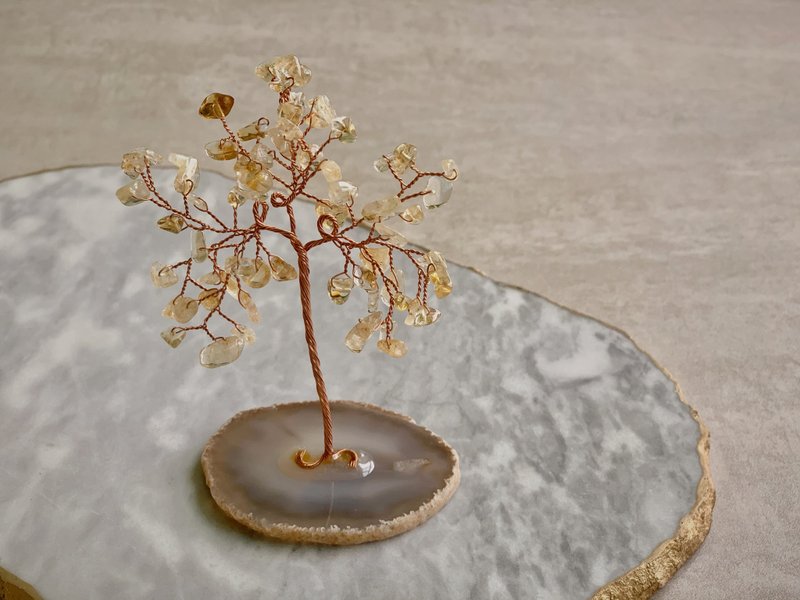 廓拓德斯 凝聚之石  黄水晶树【能量水晶守护者】 - 摆饰 - 水晶 黄色