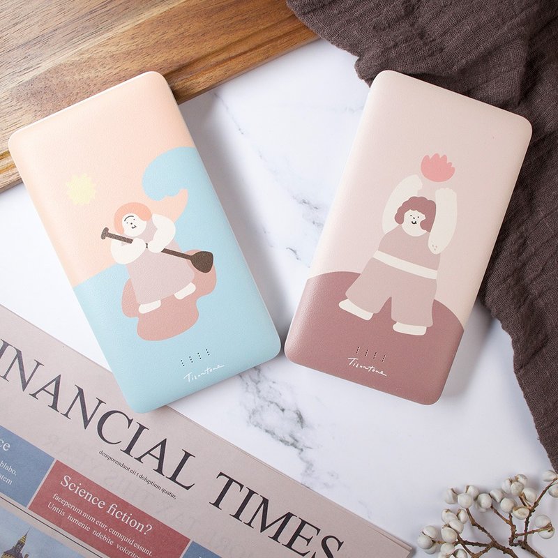 Tienntone游玩系列10000mAh双线行动电源 - 充电宝/传输线 - 塑料 多色