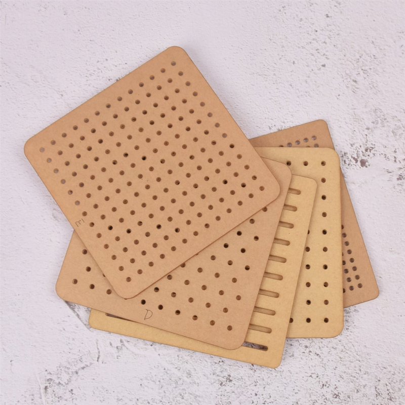 方形小圆点 亚克力刺子范本刺子刺绣图案 手工绗缝模具 小针刺绣 - 其他 - 压克力 透明