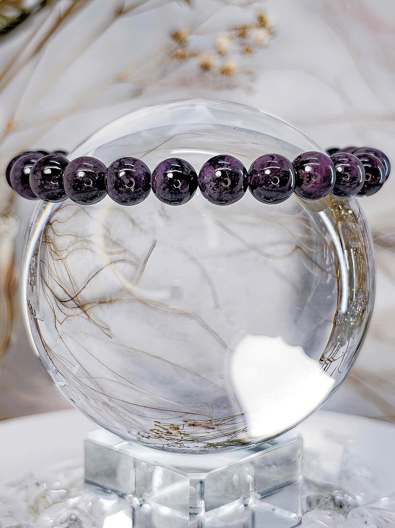 【舒俱莱】天然舒俱莱石手串手珠手链 - 手链/手环 - 水晶 紫色