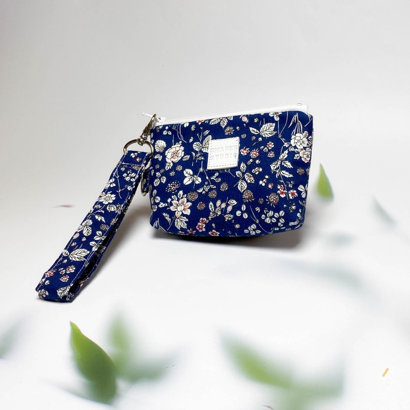 零钱包/小物收纳/小自然系列钱钱包-青花/ 零钱包 /  小物收纳 / - 零钱包 - 棉．麻 