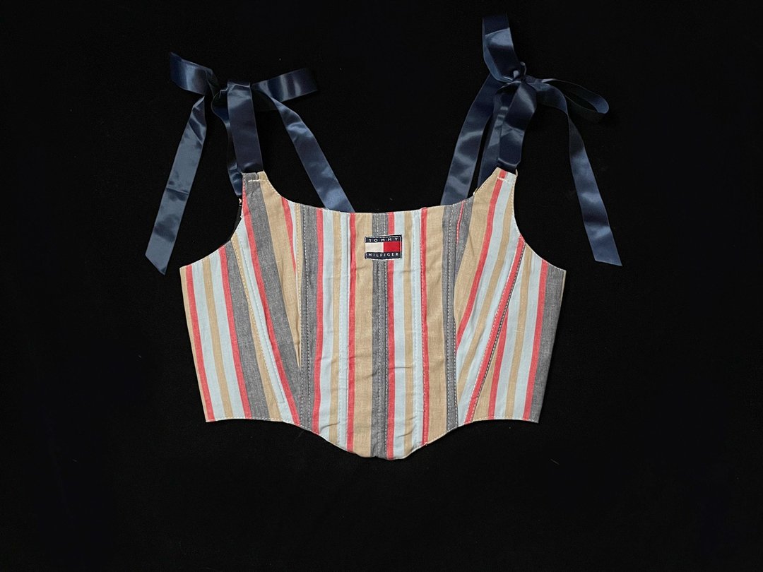 REGETHER 古着改制马甲 Tommy Hilfiger -01 - 女装背心 - 棉．麻 橘色