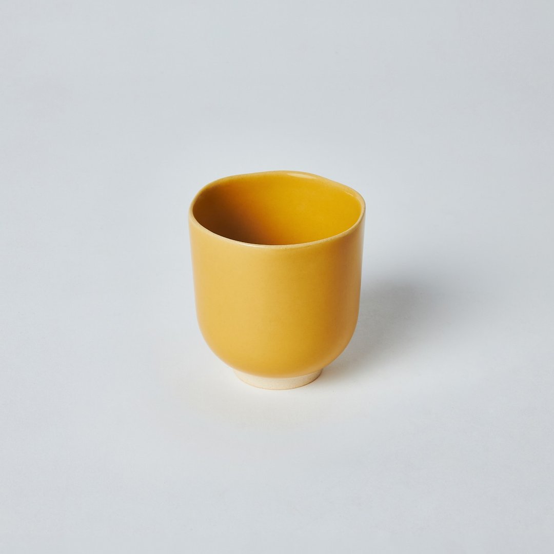 KOGA 许家陶器品 陶质六角质感水杯 (窑黄) - 其他杯子 - 陶 橘色