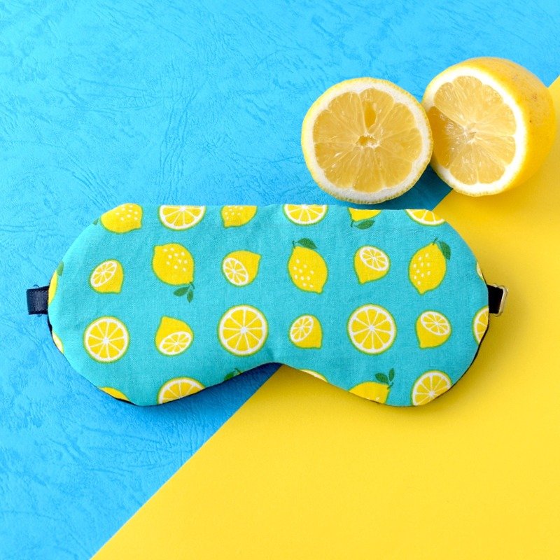 檸檬 眼罩/旅遊/度假/睡眠 - 眼罩 - 棉．麻 绿色