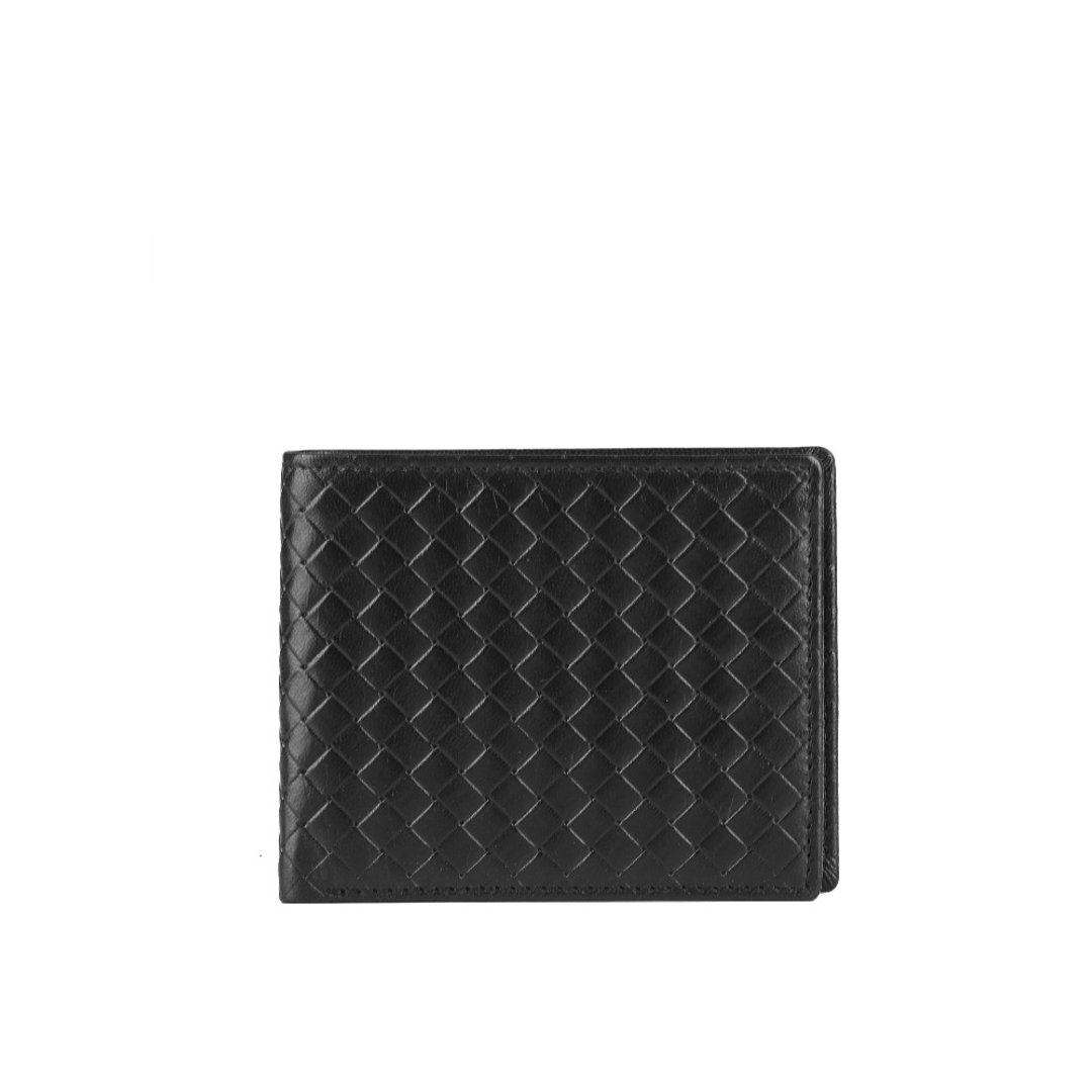 CROSS 限量 1 折 顶级小牛皮编织纹 8 卡皮夹 全新专柜展示品 - 皮夹/钱包 - 真皮 黑色