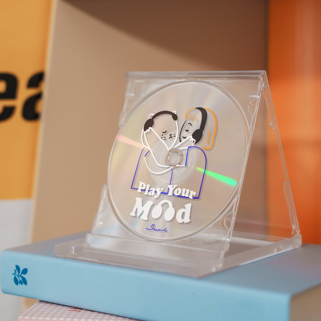 Play Your Mood 迷你个展展品-装饰CD画 - 墙贴/壁贴 - 塑料 
