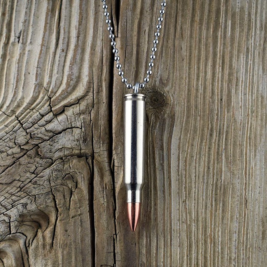 Bullet - 223 步枪子弹项链 / 男生女生金属造型复古质感个性项链 - 项链 - 其他材质 