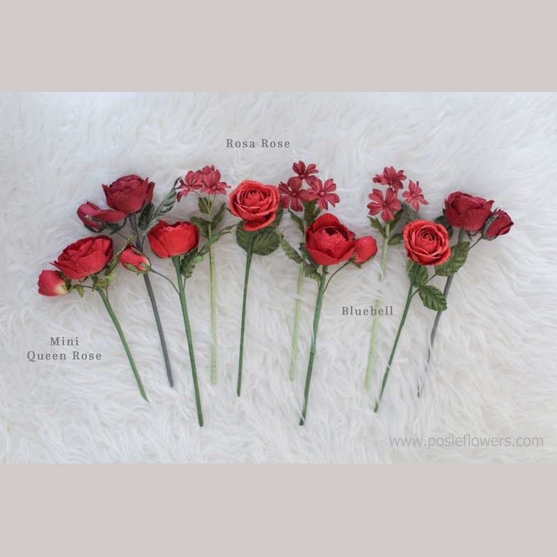 APPLE RED - Small Posie Rooms for Home Decoration - 香薰/精油/线香 - 纸 红色