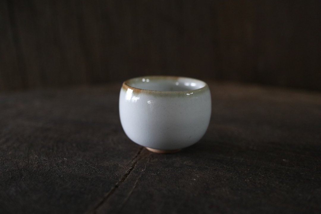 志野迷你杯 - 茶具/茶杯 - 陶 白色