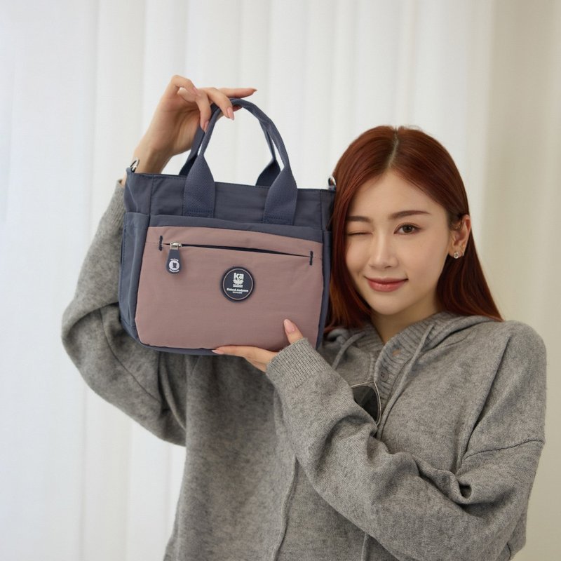 【Kinloch Anderson】Mousse 手提斜背托特包-莓果蓝 - 侧背包/斜挎包 - 尼龙 蓝色