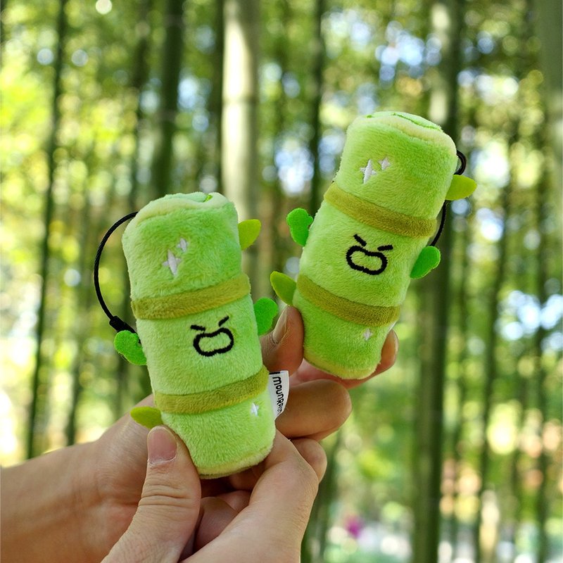 节节高雨过山原创竹子毛绒挂件可爱包挂件搞笑钥匙扣玩偶小公仔 - 其他 - 其他材质 