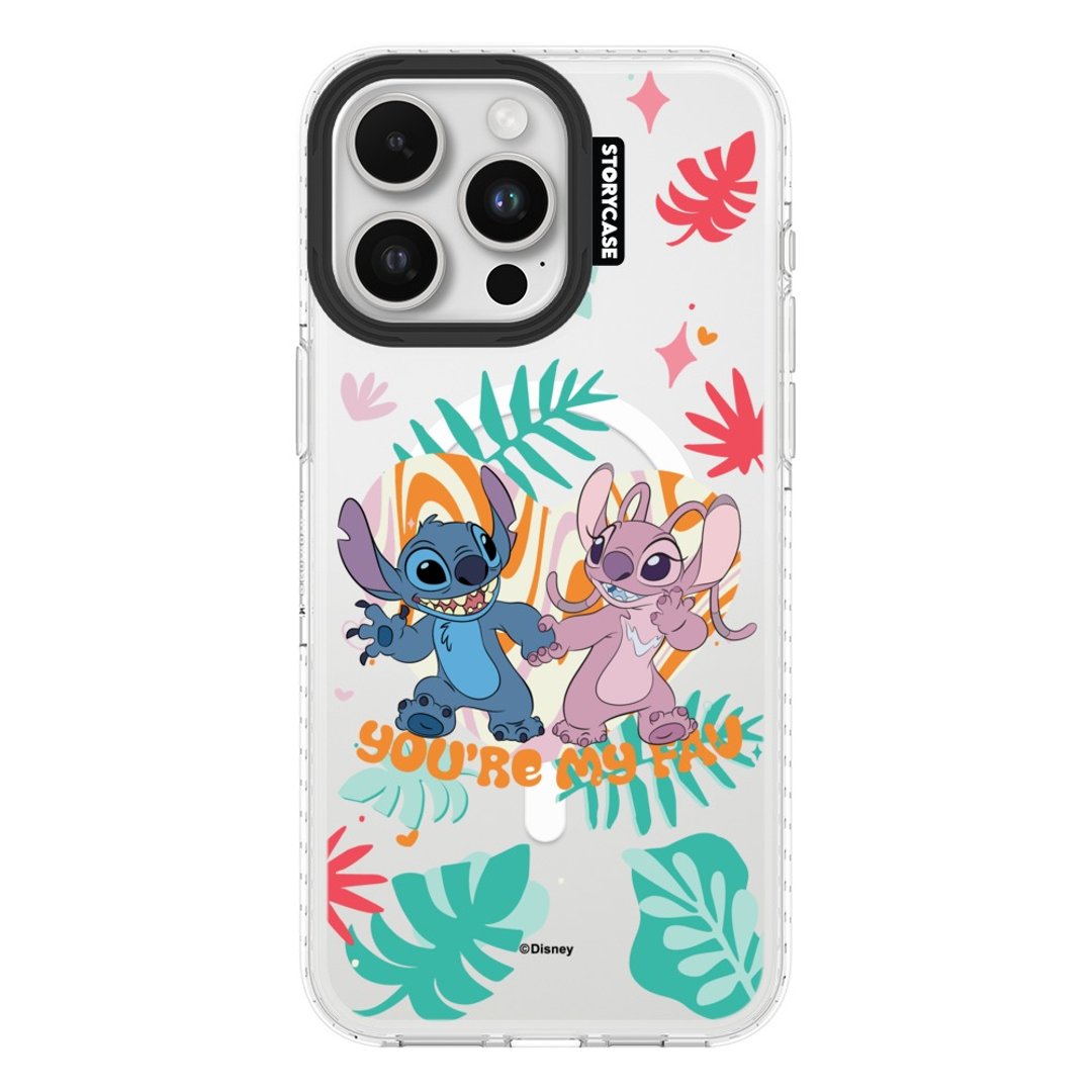 银河时光 - 史迪奇与安琪永恒之约 iPhone 手机壳 磁吸保护壳 - 手机壳/手机套 - 其他材质 