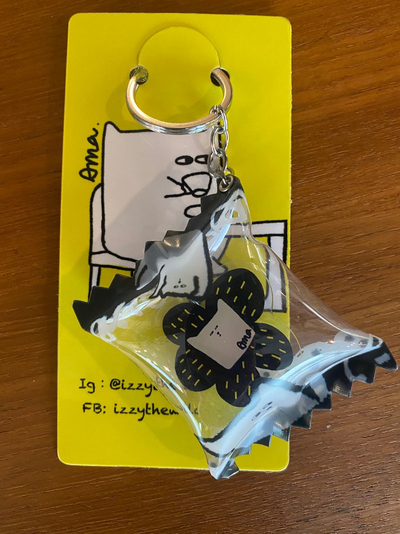 Ama 麻画画糖果钥匙圈 - 其他 - 塑料 白色