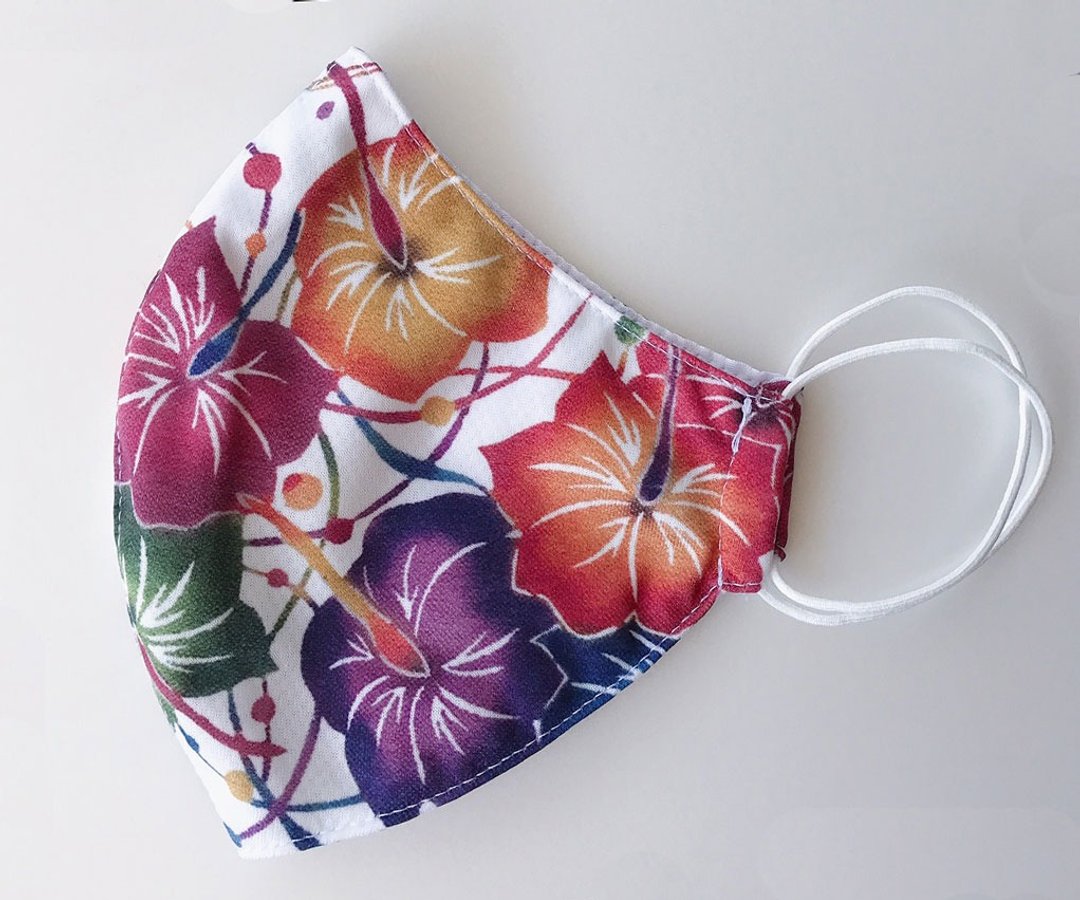 Ishigaki Island Bingata Mask - 口罩 - 棉 多色