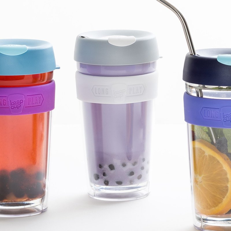 澳洲 KeepCup 双层隔热杯/咖啡杯/环保杯/外带杯 L - 白咖啡 - 咖啡杯/马克杯 - 玻璃 白色