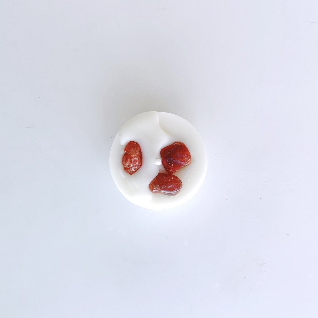 红玛瑙 - 裸感蜡烛 - 蜡烛/烛台 - 蜡 红色