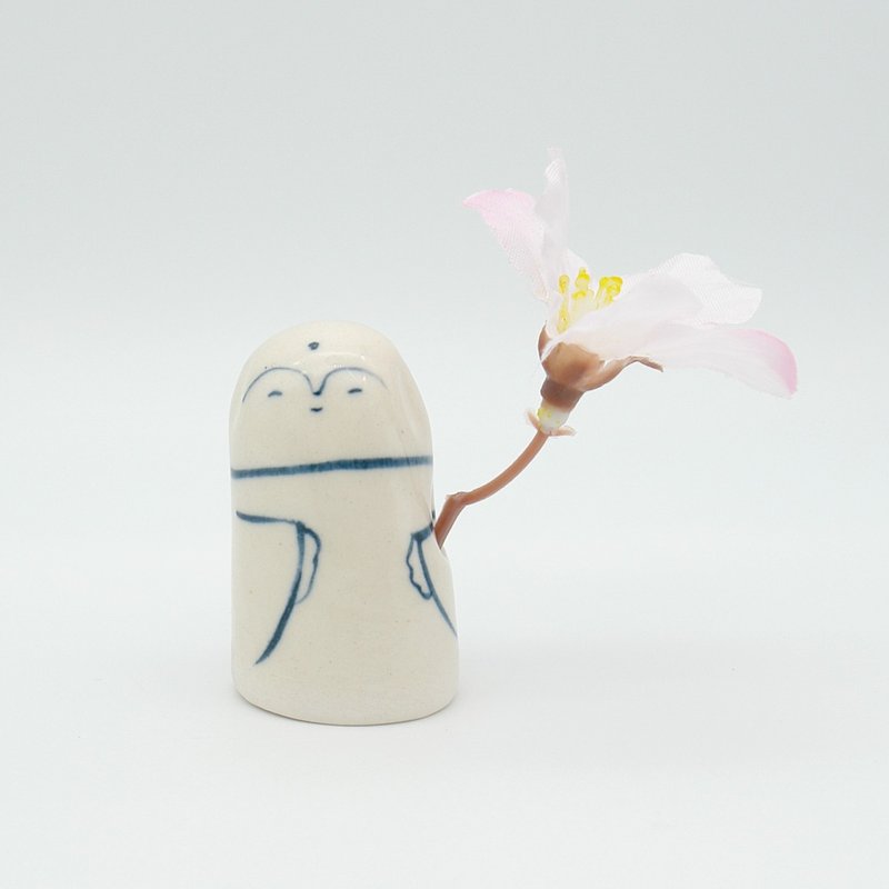 地藏花瓶 - 摆饰 - 瓷 白色