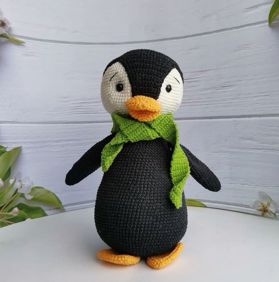 Digital Download - PDF. Penguin crochet pattern in English. - 手工艺教程/工具书 - 其他材质 