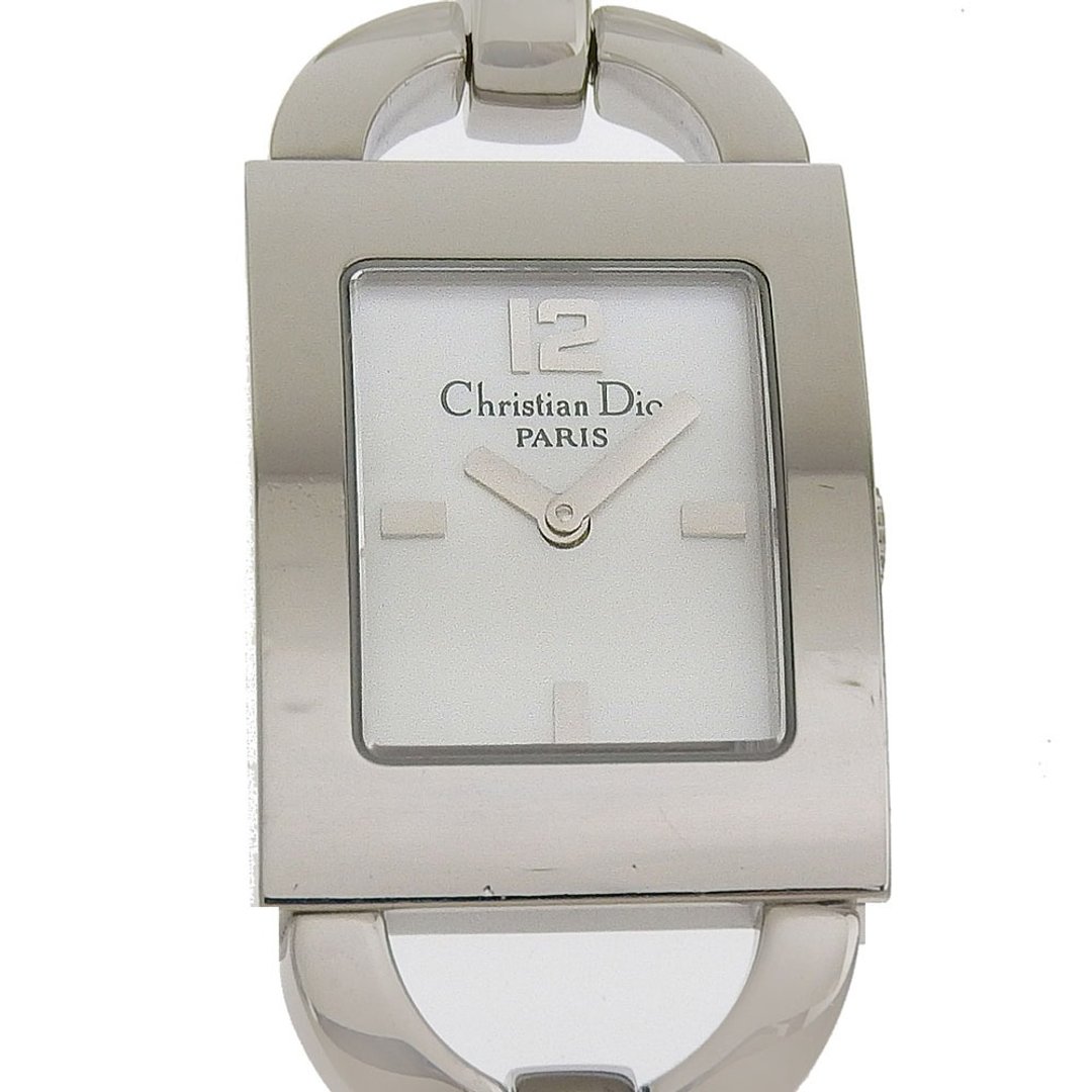 【日本直送】Dior Marris 手表 D78-109 不锈钢 石英 指针式 表盘白色贝壳纹 女仕【二手】 - 女表 - 不锈钢 白色