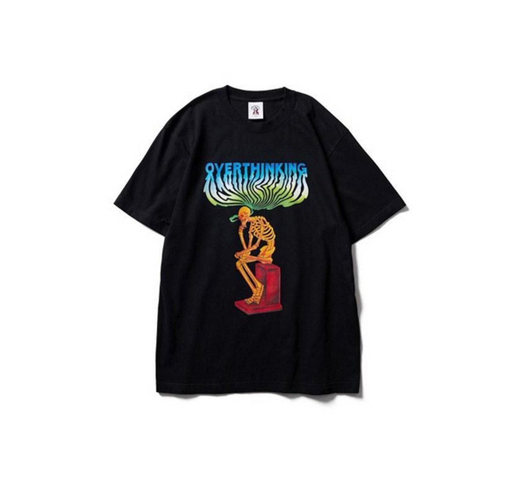 Softmachine Over T-Shirt思考过度迷幻短袖上衣 - 男装上衣/T 恤 - 棉 黑色