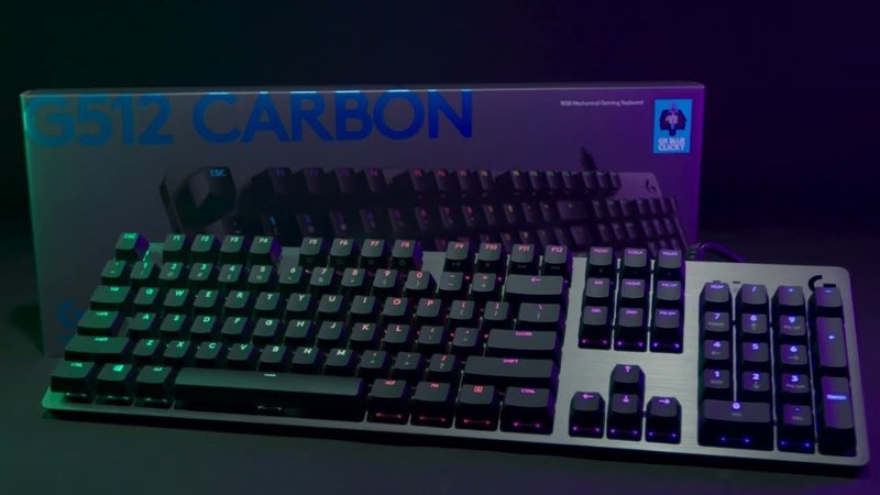 罗技 Logitech G G512 RGB机械式电竞键盘 - 电脑配件 - 塑料 