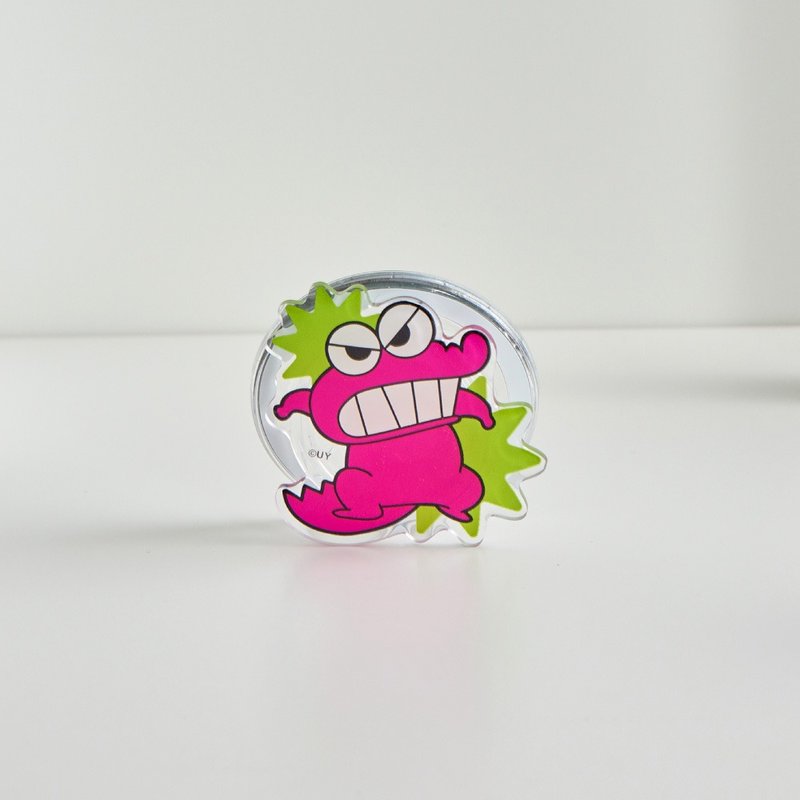 蜡笔小新愤怒阿山MagSafe气囊支架 - 手机座/防尘塞 - 压克力 多色