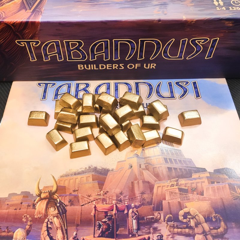 与 Tabannusi。Builders of Ur 棋盘游戏兼容的豪华资源代币 - 桌游/玩具 - 其他材质 