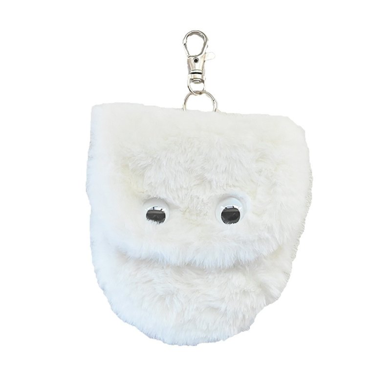 镜头盖保护套 / 毛茸茸先生 (灰) - 相机背带/脚架 - 其他人造纤维 白色