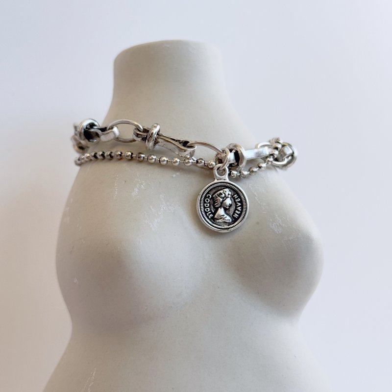 复古君主手链 - 手链/手环 - 银 银色