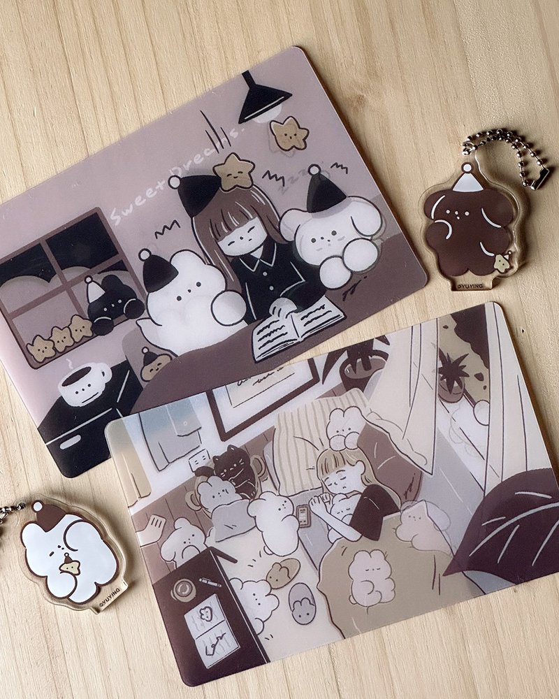 变换光栅卡 - 卡片/明信片 - 塑料 白色