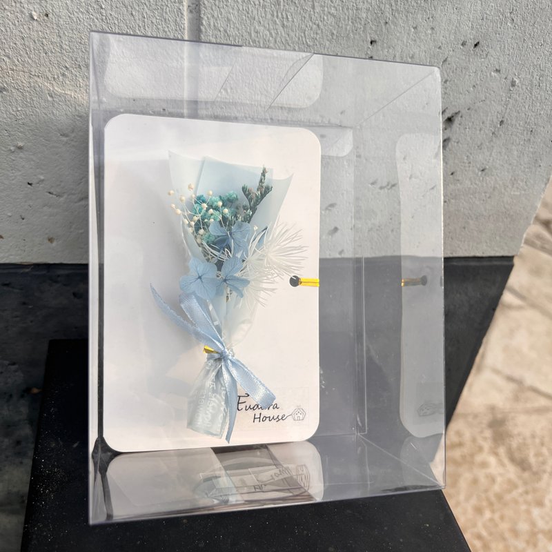尤朵拉小屋 迷你花束卡片 毕业季、情人节 - 干燥花/捧花 - 植物．花 