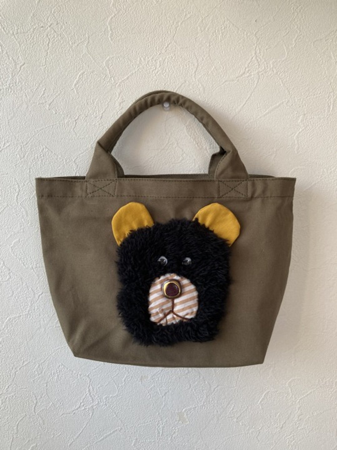Bear bag ② - 手提包/手提袋 - 棉 