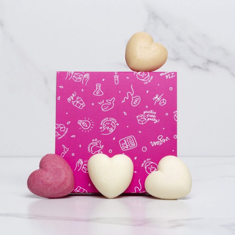 新西兰Ethique 四合一旅行清洁组 － 中性肌肤、头皮适用 - 润发用品 - 浓缩/萃取物 红色