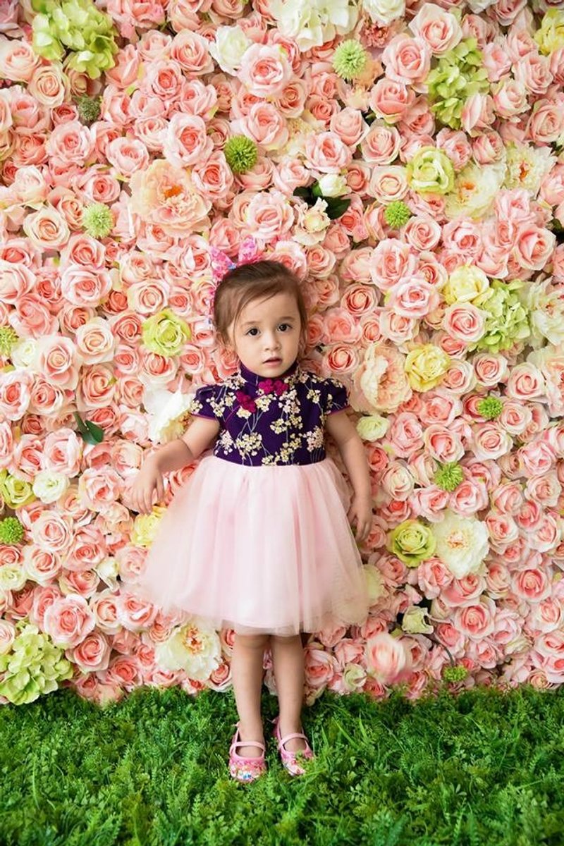 旗袍改良式礼服 - 满月礼盒 - 棉．麻 