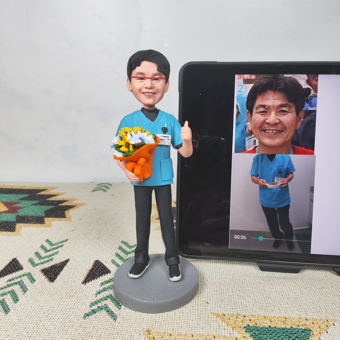 客制化人物公仔 人偶 3D人像画 似颜绘 肖像 定制 生日 纪念 礼物 - 玩偶/公仔 - 粘土 多色