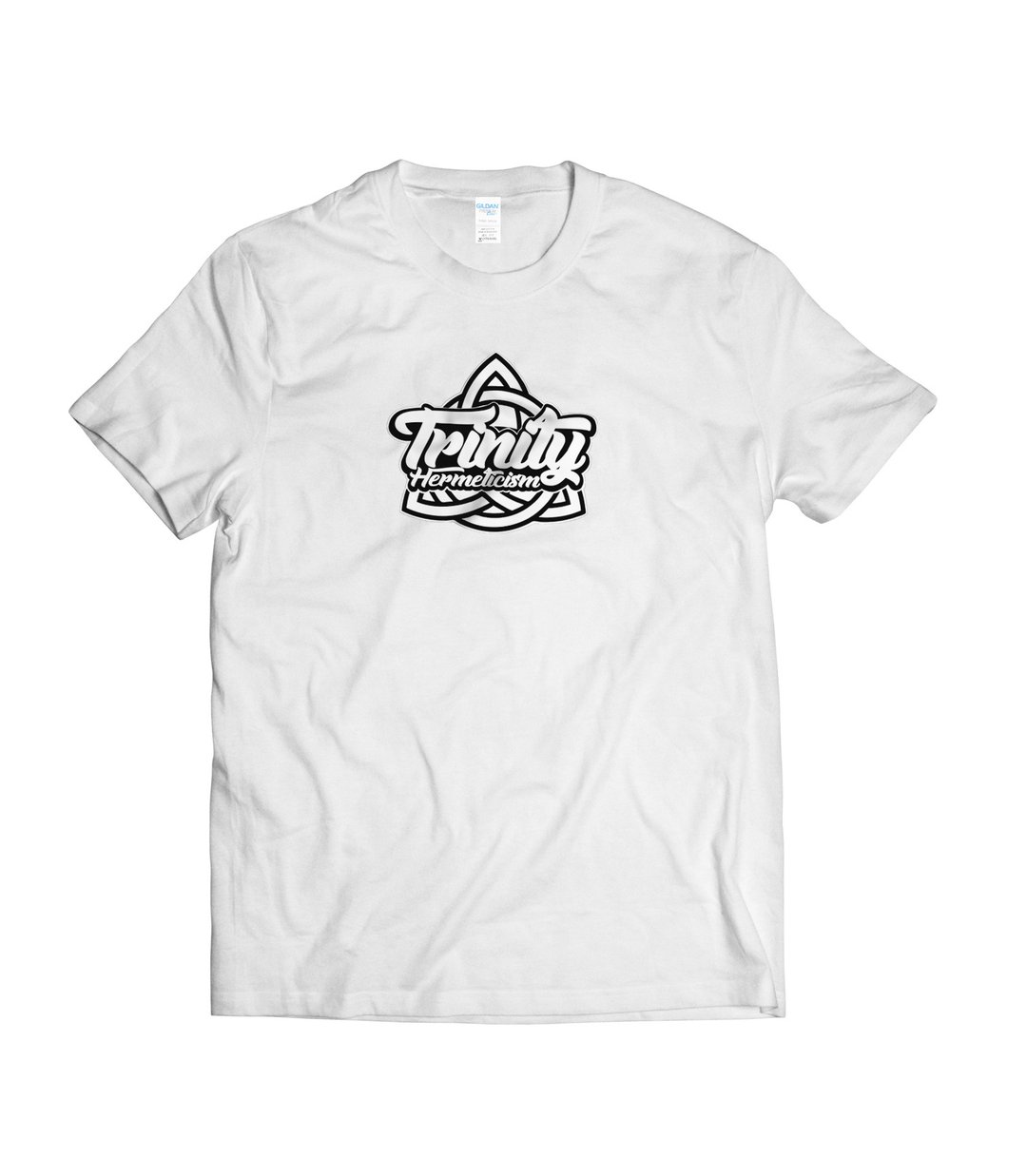 三重智慧-T-shirt 白/黑/灰/藏青 - 男装上衣/T 恤 - 棉 多色