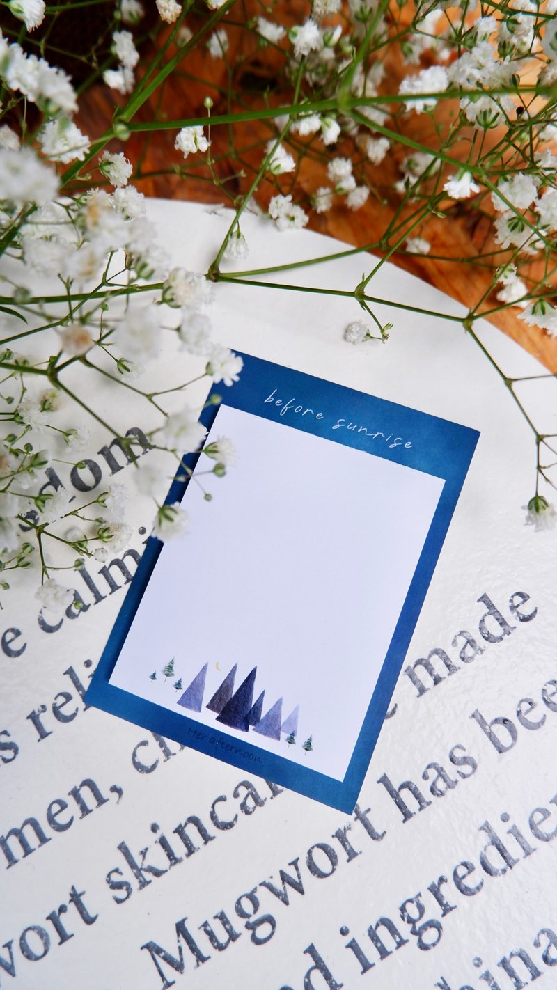 【Before Sunset】 Memo纸 - 便条纸/标签贴 - 纸 