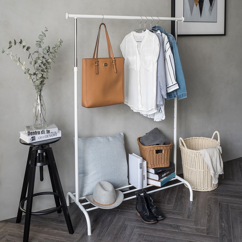 质感可调式挂衣架-白/家居收纳 - 衣架/挂勾 - 其他材质 白色
