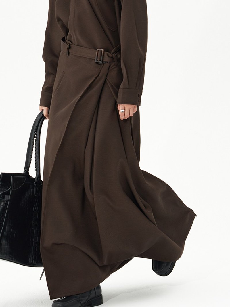 unfettered 不受約束箱式長裙 - 裙子 - 其他材质 