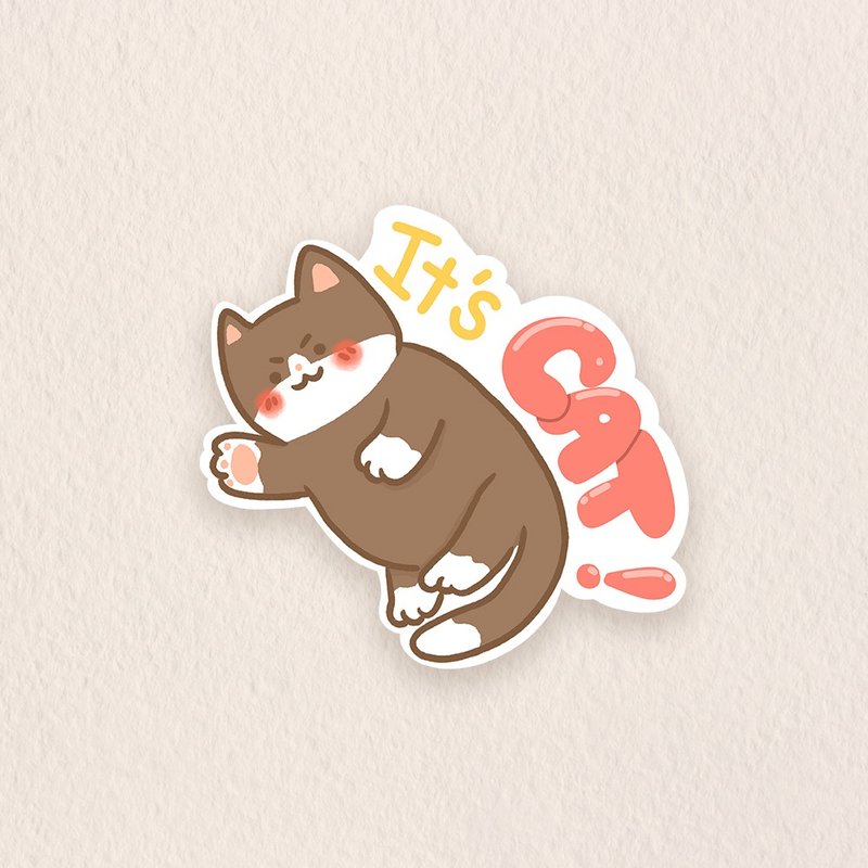 这是一只猫！ - 贴纸 - 贴纸 - 纸 
