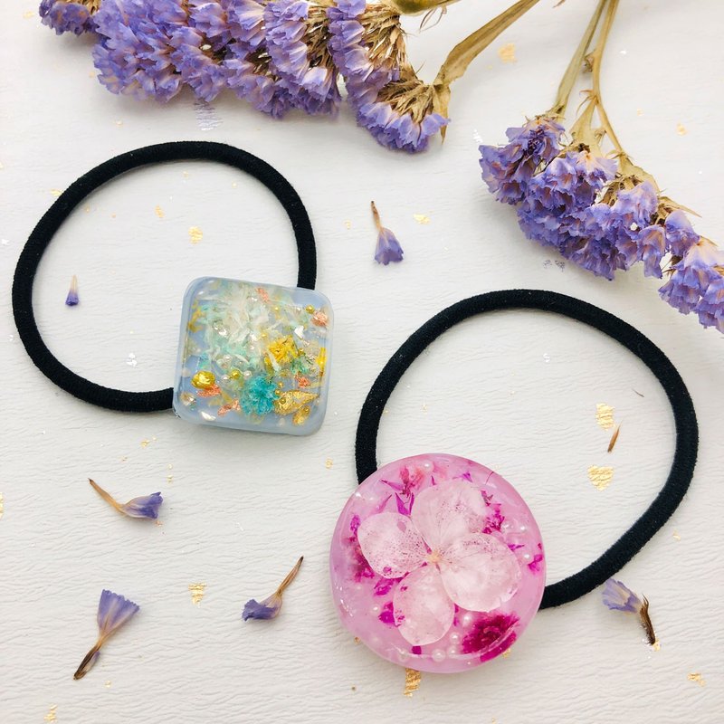 【DIY手作课程】饰品设计体验|D2.粉彩干燥花发圈|文化币 - 金工/饰品 - 其他金属 