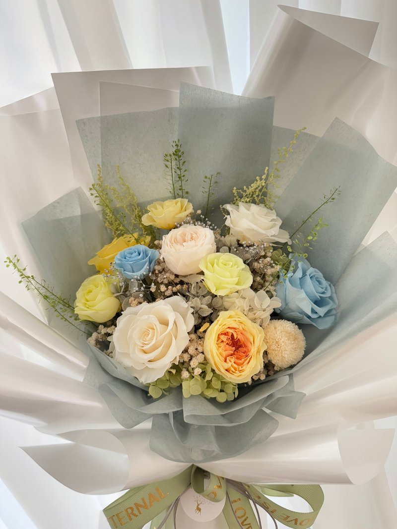 永生花束 清新款 - 干燥花/捧花 - 植物．花 