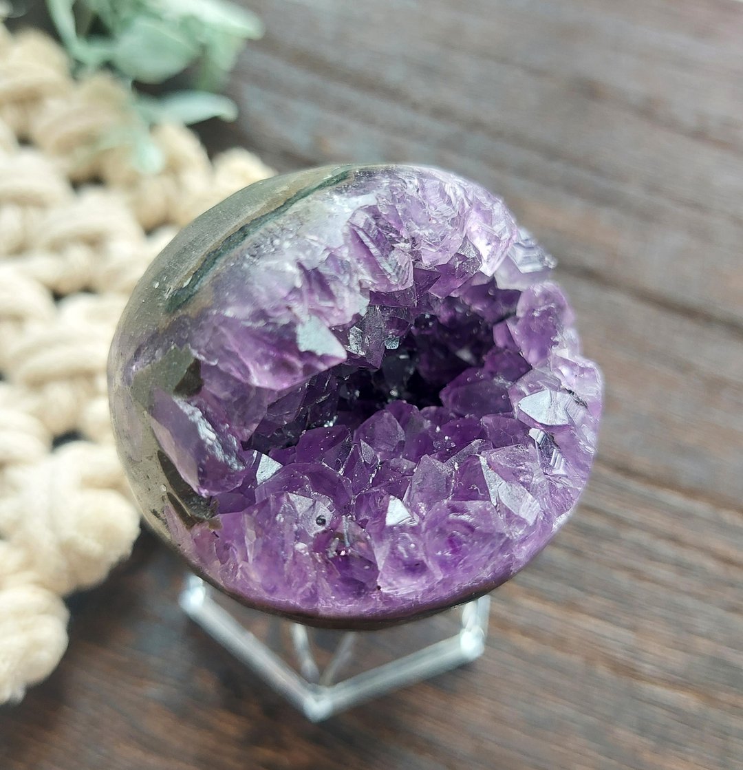 Amethyst 巴西产地 开口笑 紫水晶 天然矿石 原矿 - 摆饰 - 其他材质 