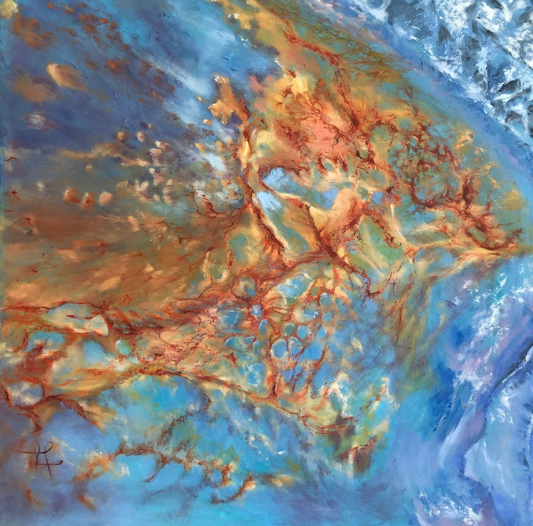 抽象艺术油画纯手工 - 墙贴/壁贴 - 其他材质 多色