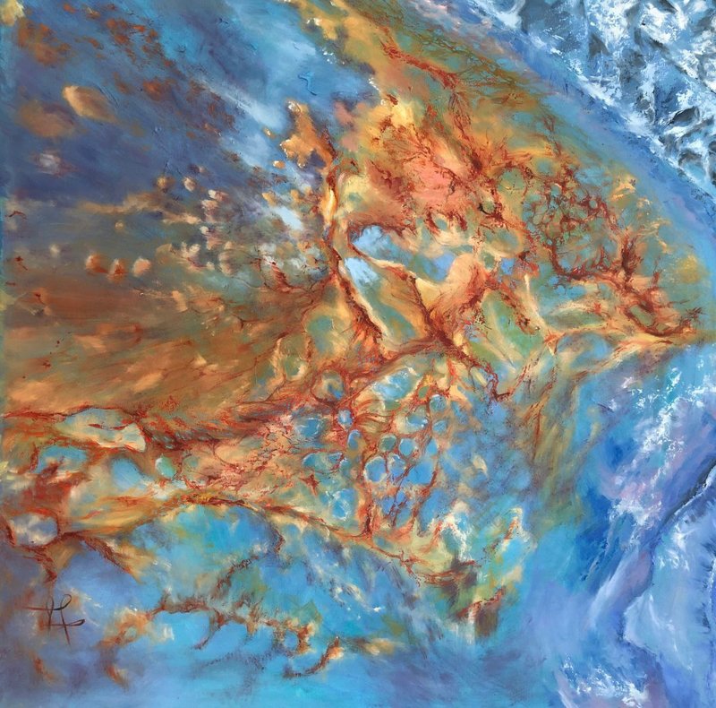 抽象艺术油画纯手工 - 墙贴/壁贴 - 其他材质 多色