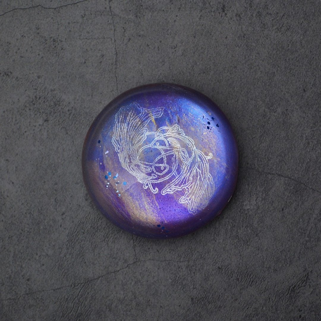 艺术宝石皂-双鱼座 Pisces / 造梦者-相信世界是圆满的 - 肥皂/手工皂 - 其他材质 红色