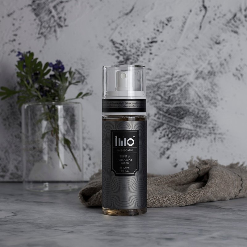 苦薄荷水 120ml  -  喷雾设计 控油 清爽 不黏腻 - 化妆水/喷雾 - 植物．花 银色