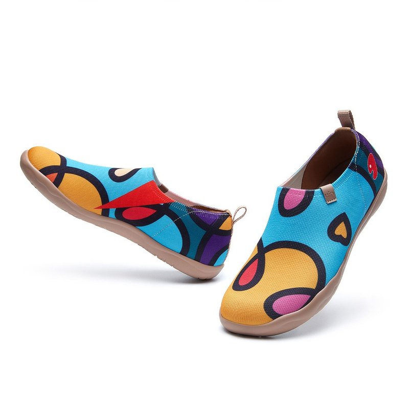 【 Uin 】西班牙原创设计 | 蓝梦1 彩绘休闲 女鞋 - 女款休闲鞋 - 其他材质 多色